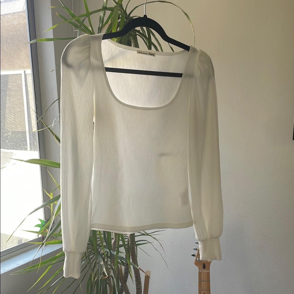 Reformation Elegant White Women's Top